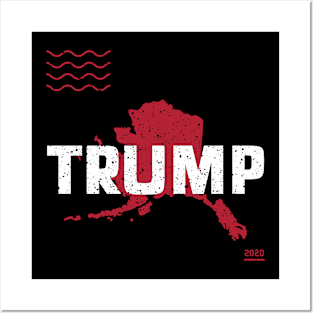 Trump Alaska 2020 - Red Wave, Red State Posters and Art